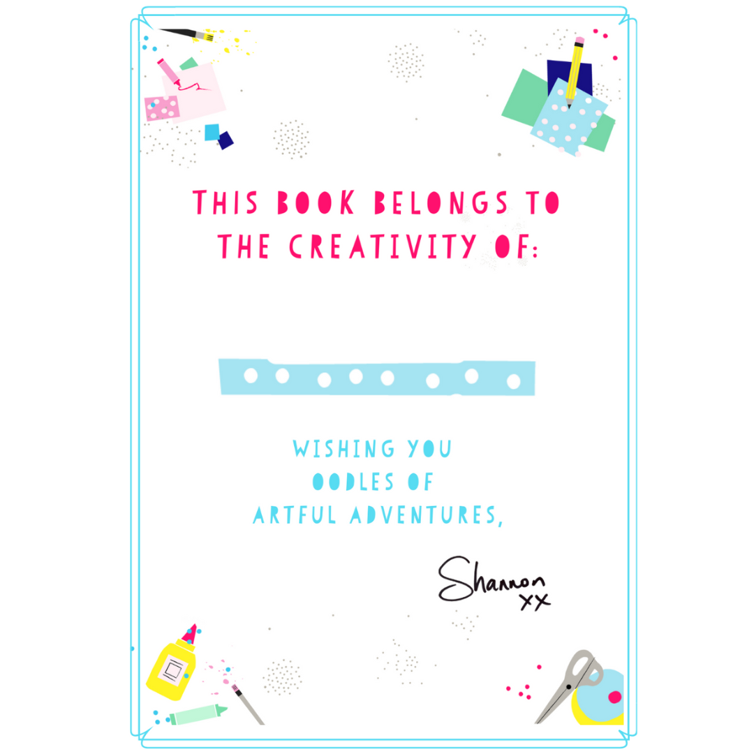 THE LITTLE ARTISTS’ BIG BOOK OF ACTIVITIES: FREE BOOK PLATE